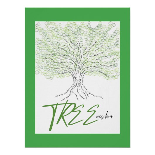 Poster Sagesse de l'arbre (Devant)