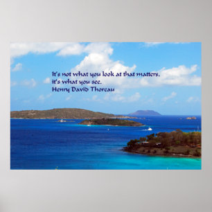 Poster Sagesse de Thoreau