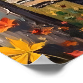 Poster Sagesse des bois : Bigfoot, Elk, et la clôture (Coin)