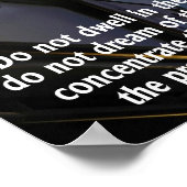 Poster Sagesse du temps Penser à l'affiche d'art (Coin)