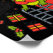 Poster Sagging But Still Gagging Funny Christmas Frog Hol (Coin)