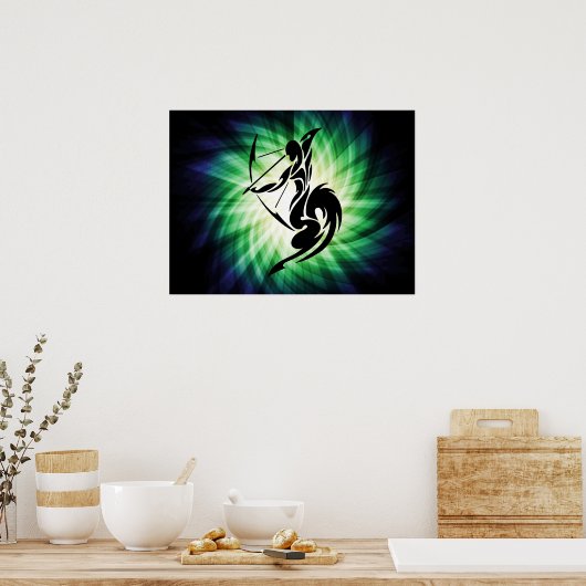 Poster Sagittaire; Archer (Cuisine)