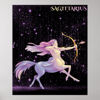 Poster Sagittaire céleste - Art astrologique