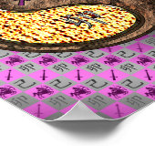 Poster Sagittaire et lapin de Terre (Coin)