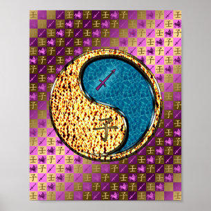 Poster Sagittaire et rat d'eau