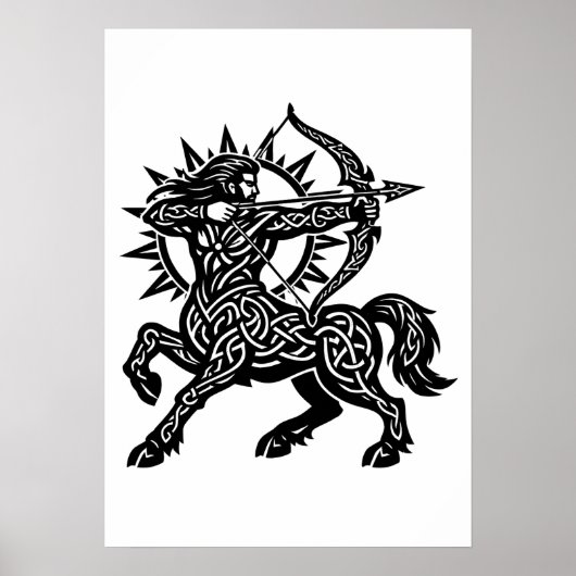 Poster Sagittaire — L'Archer par BurnsInHell (Devant)