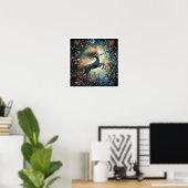 Poster Sagittaire Signe du zodiaque Astrologie Céleste (Bureau à domicile)