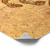 Poster Sagittaire vintage âge Zodiac (Coin)