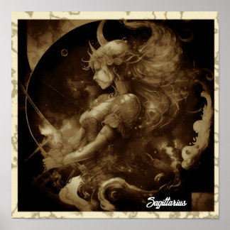 Poster Sagittarie Signe Mur Art