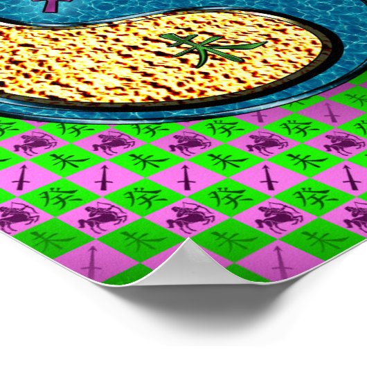 Poster Sagittarius & Chèvre d'eau (Coin)