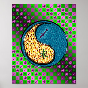 Poster Sagittarius & Chèvre d'eau