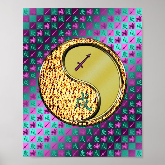 Poster Sagittarius & Chien Métal (Devant)