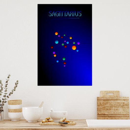 Poster Sagittarius Constellation (Cuisine)