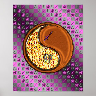 Poster Sagittarius et lapin de bois