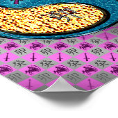 Poster Sagittarius et lapin d'eau (Coin)