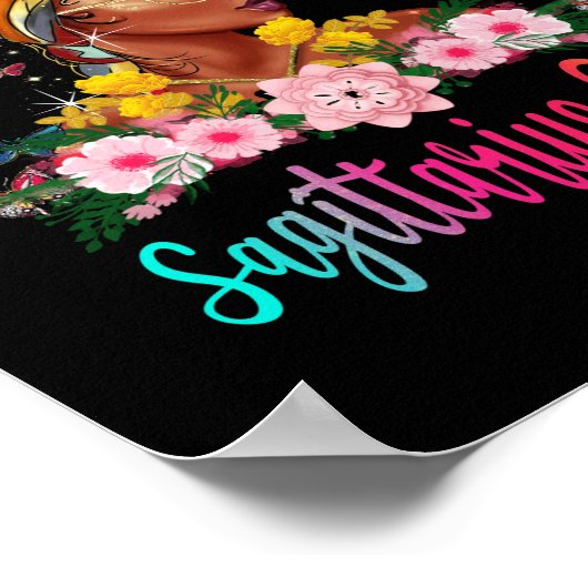 Poster Sagittarius Queen Black Femmes Persistent Belle (Coin)