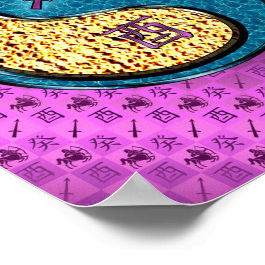 Poster Sagittarius & Water Roster (Coin)