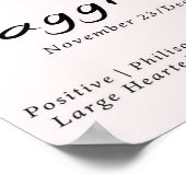 Poster Sagittarius Zodiac Art Propriétaire Cadeau | Cadea (Coin)