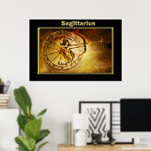 Poster Sagittarius Zodiac Astrologie (Bureau à domicile)