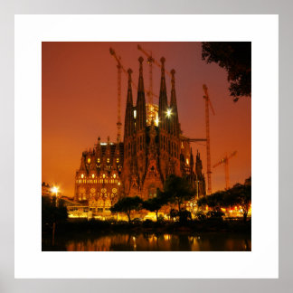 Poster Sagrada Familia, Barcelone - Espagne
