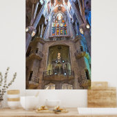 Poster Sagrada Familia. Intérieur. Vue 25. (Cuisine)