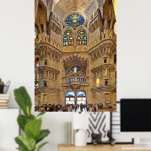 Poster Sagrada Familia. Intérieur. Vue 32. (Bureau à domicile)