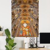 Poster Sagrada Familia. Intérieur. Vue 7. (Bureau à domicile)