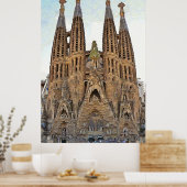 Poster Sagrada Familia. Vue 3. (Cuisine)