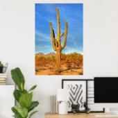 Poster Saguaro (Bureau à domicile)