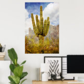 Poster Saguaro Cactus (Bureau à domicile)