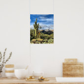 Poster Saguaro Cactus Winter Arizona Photo (Cuisine)