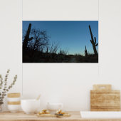 Poster Saguaro Matin au Parc national du Saguaro (Cuisine)