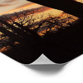 Poster Saguaro Sunset III Arizona Desert Landscape (Coin)