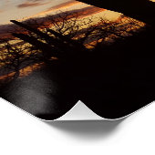 Poster Saguaro Sunset III Arizona Desert Paysage (Coin)