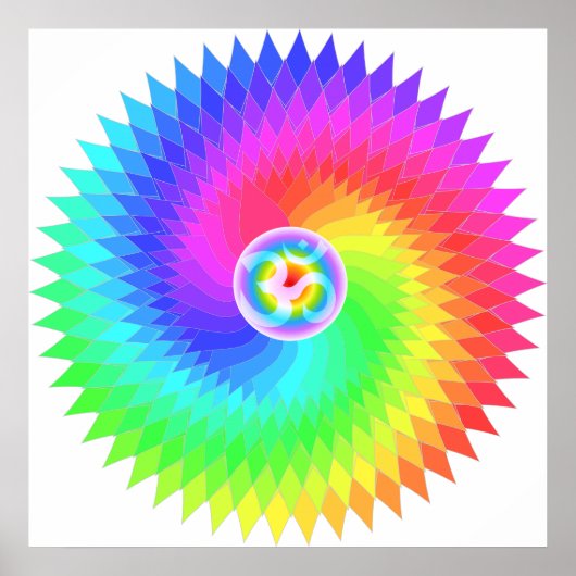 Poster Sahasrara La Couronne Chakra (Devant)