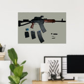 Poster Saiga 12 (Bureau à domicile)