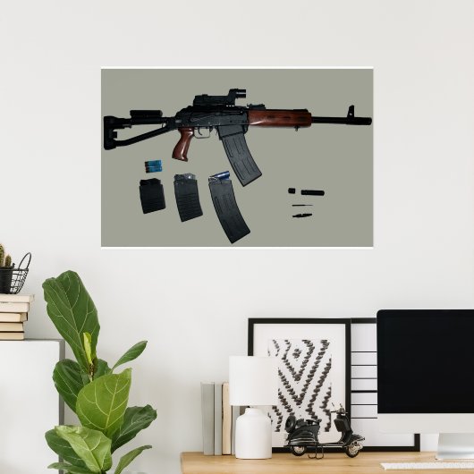 Poster Saiga 12 (Bureau à domicile)