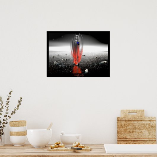 Poster Saignement (Cuisine)