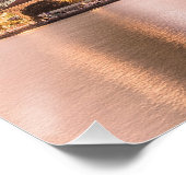 Poster Saigon Ho Chi Minh Ville HCMC Vietnam Sunset (Coin)