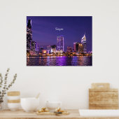 Poster Saïgon la nuit (Cuisine)