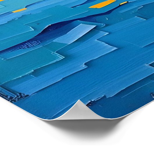 Poster Sailboat at Sunset (Coin)