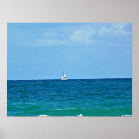 Poster Sailboat, fort Lauderdale, Floride (Devant)