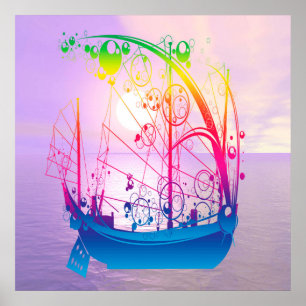 Poster Sailing