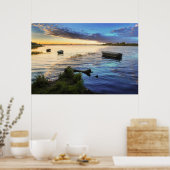 Poster Sailing Boat Reflection From the Sunset (Cuisine)