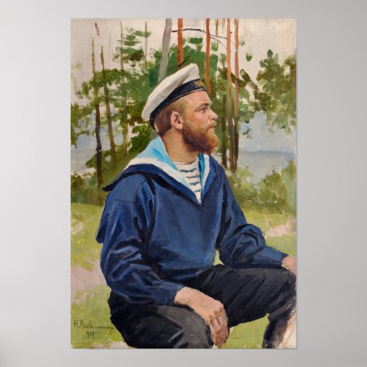 Poster Sailor par Backmansson (Devant)