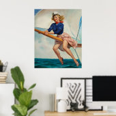 Poster Sailor Spirit Pin Up (Bureau à domicile)