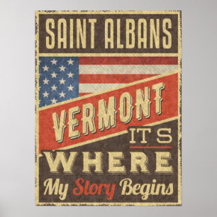 Poster Saint Albans Vermont