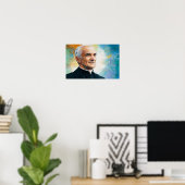 Poster Saint André Bessette : humble serviteur de l'espér (Bureau à domicile)
