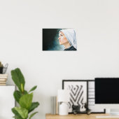 Poster Saint Angela Merici: Light of Faith and Wisdom (Bureau à domicile)