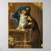 Poster Saint Anthony, Poster de Sant'Antonio (Devant)
